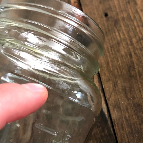 Tall ATLAS Mason Square Jars with Lids 20 oz Clear Glass - Picture 9 of 10